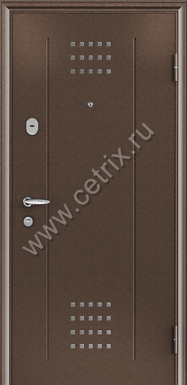 Стальная дверь в квартиру эконом класса 661